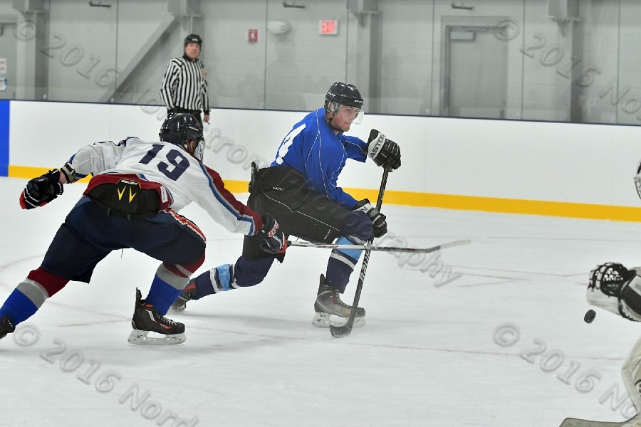 Wheaton College Men\'s Ice Hockey vs Middlesex Community College. - Photo By: KEITH NORDSTROM